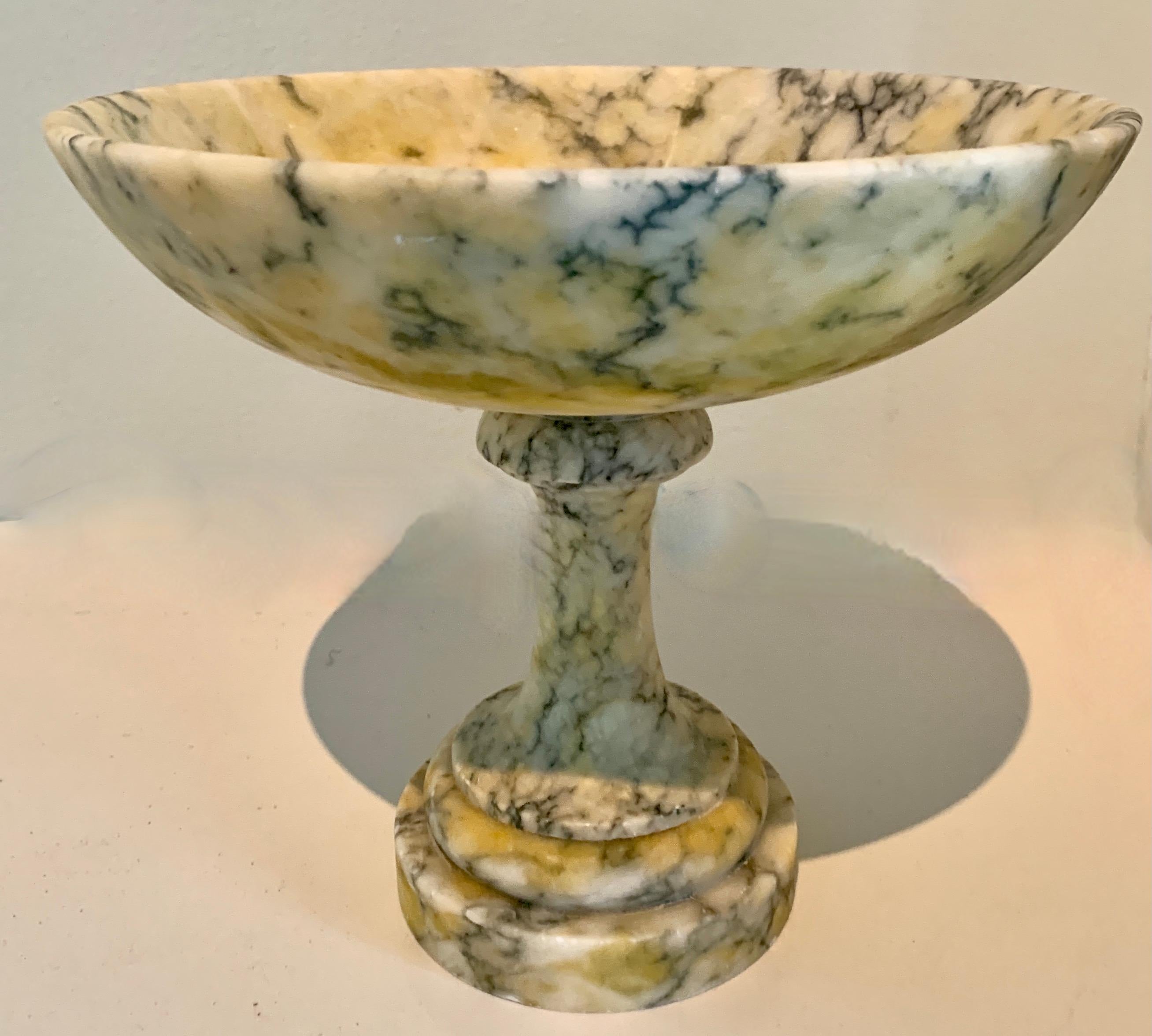 Alabaster Footed Compote  1