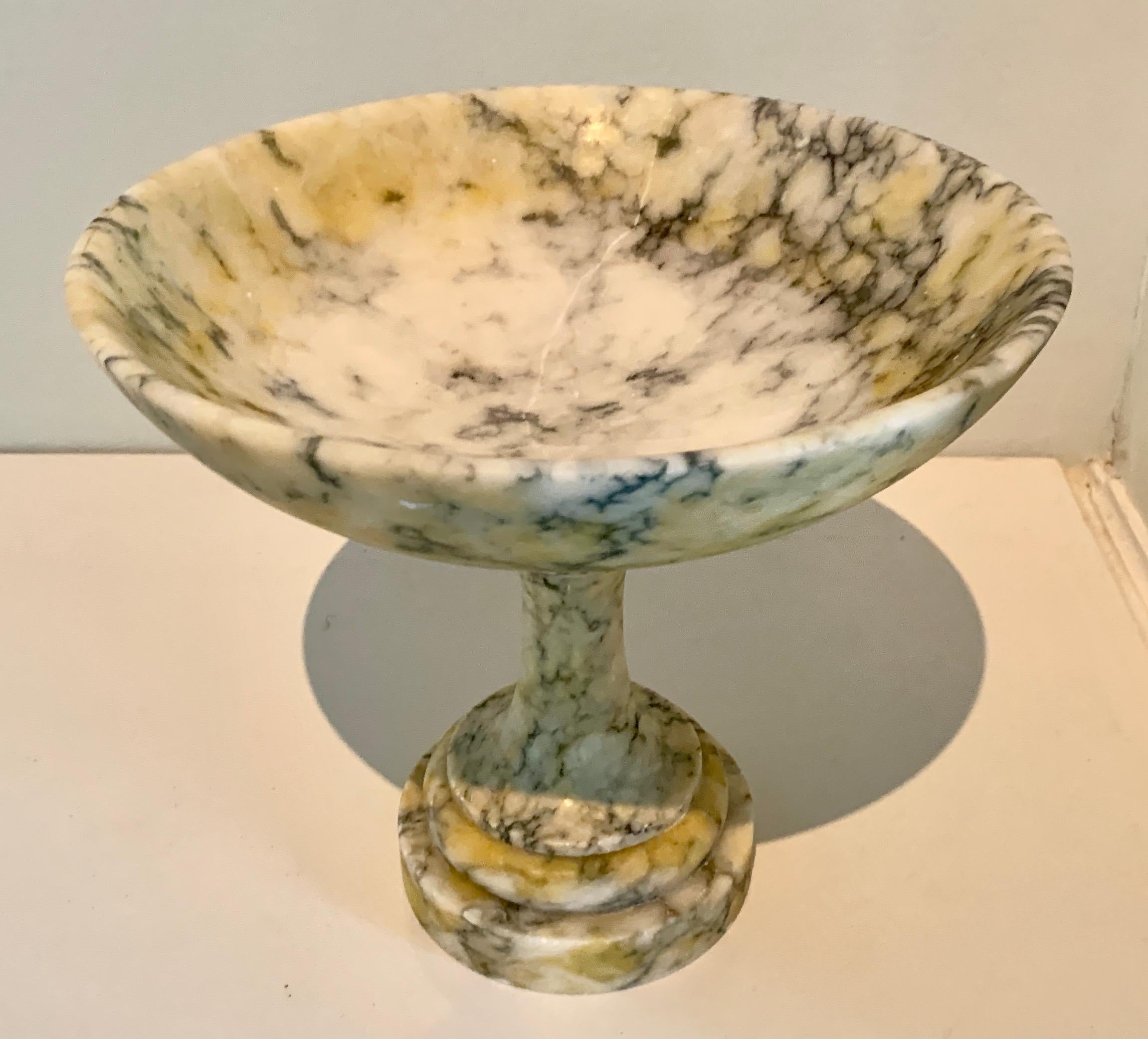 Alabaster Footed Compote  2