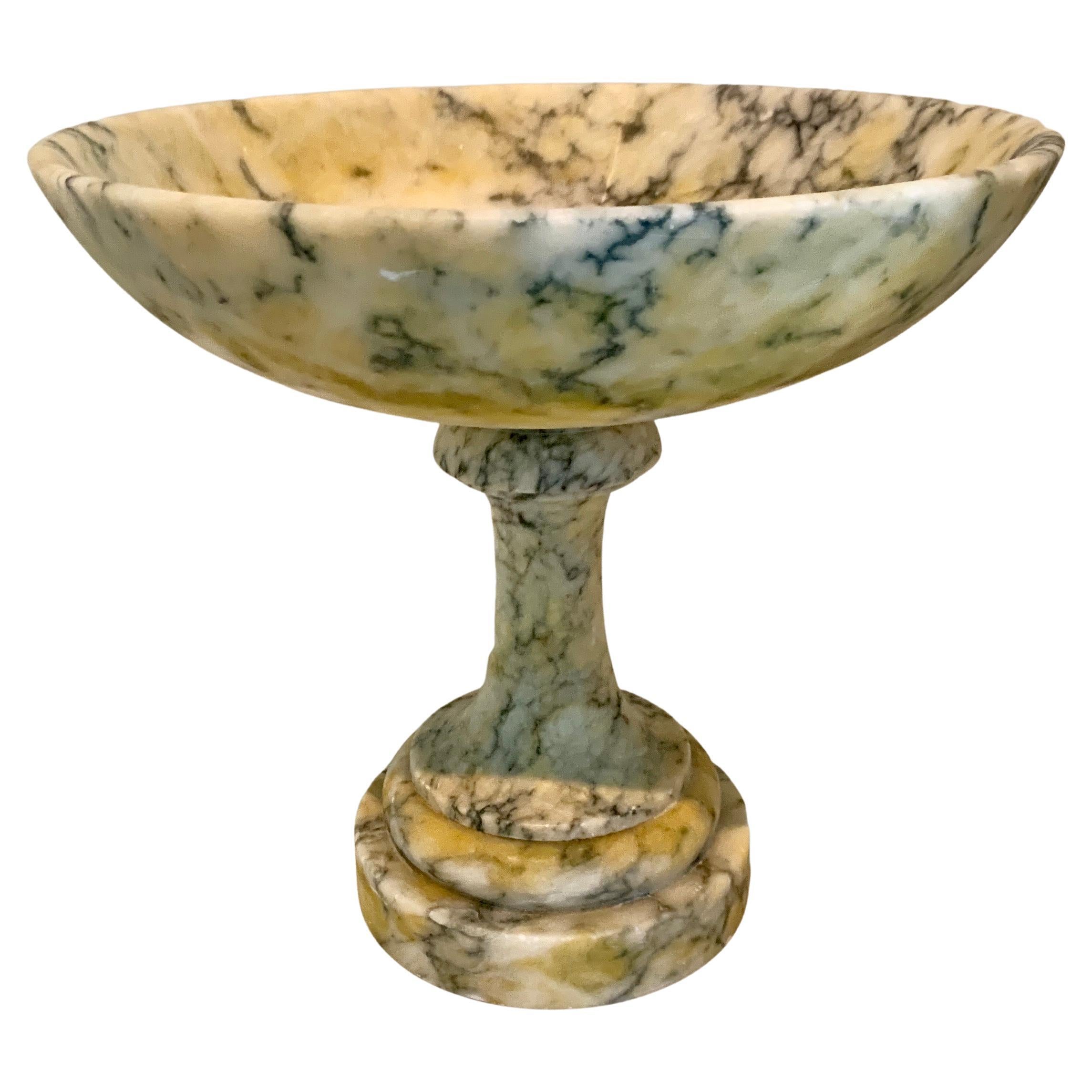 Alabaster Footed Compote 