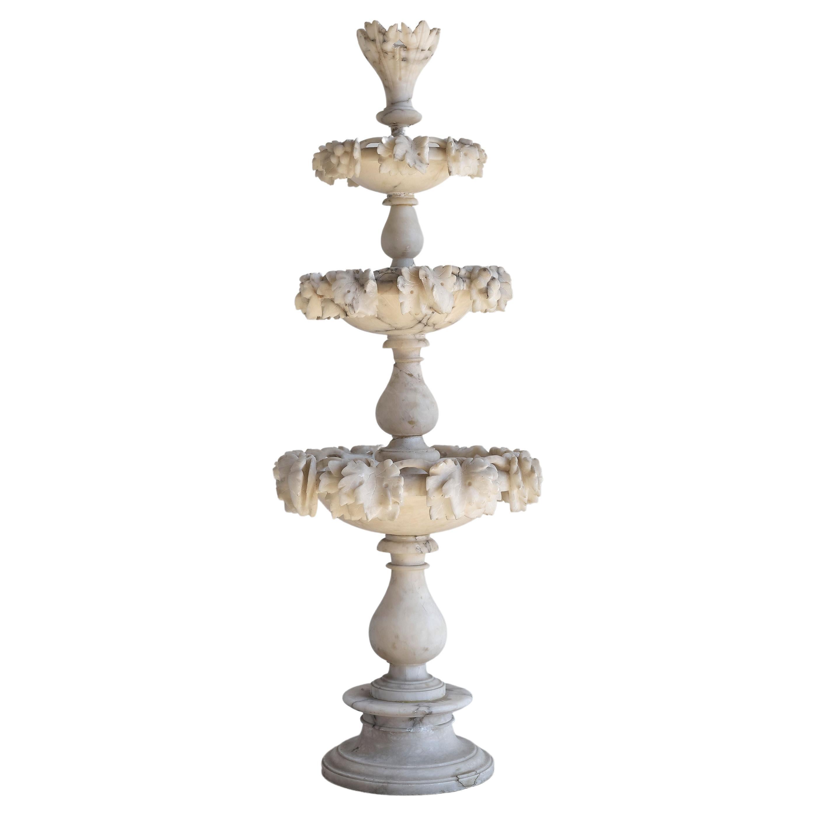 Alabaster Fountain For Sale