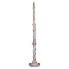 Alabaster French Mid-Century Floor Lamp