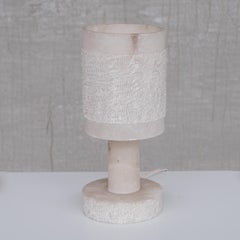 Lampe de table française du milieu du siècle en albâtre, '4/7'.