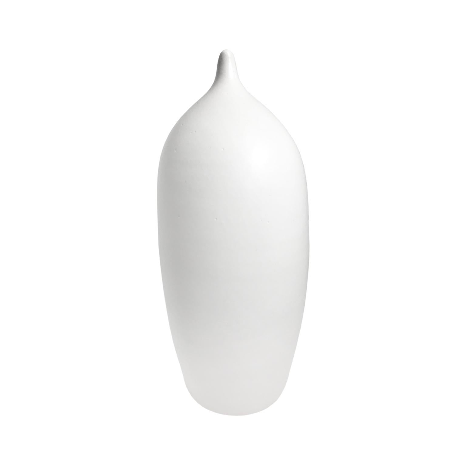 Alabaster Glaze Ceramic Bottle #1 by Sandi Fellman In New Condition In New York, NY