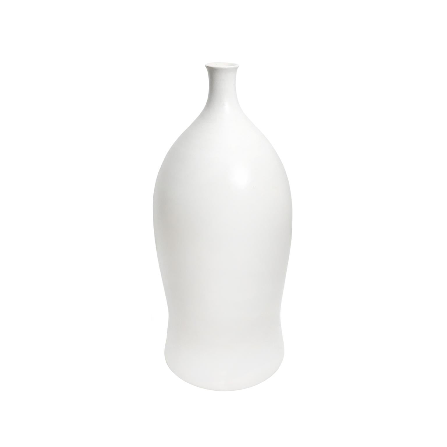 Alabaster Glaze Ceramic Bottle #7 by Sandi Fellman