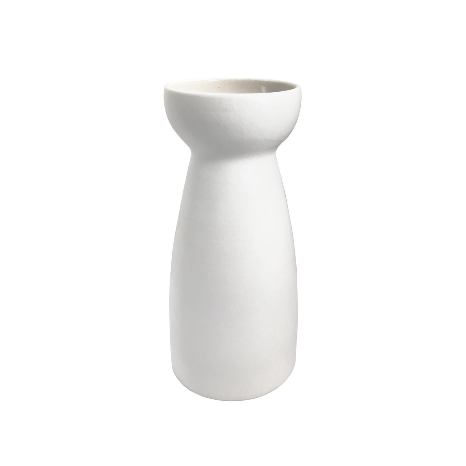 Alabaster Glaze Ceramic Vase #2 by Sandi Fellman