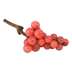 Alabaster Grape Sculpture