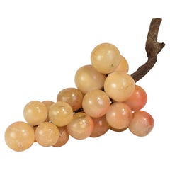 Alabaster Grape Sculpture