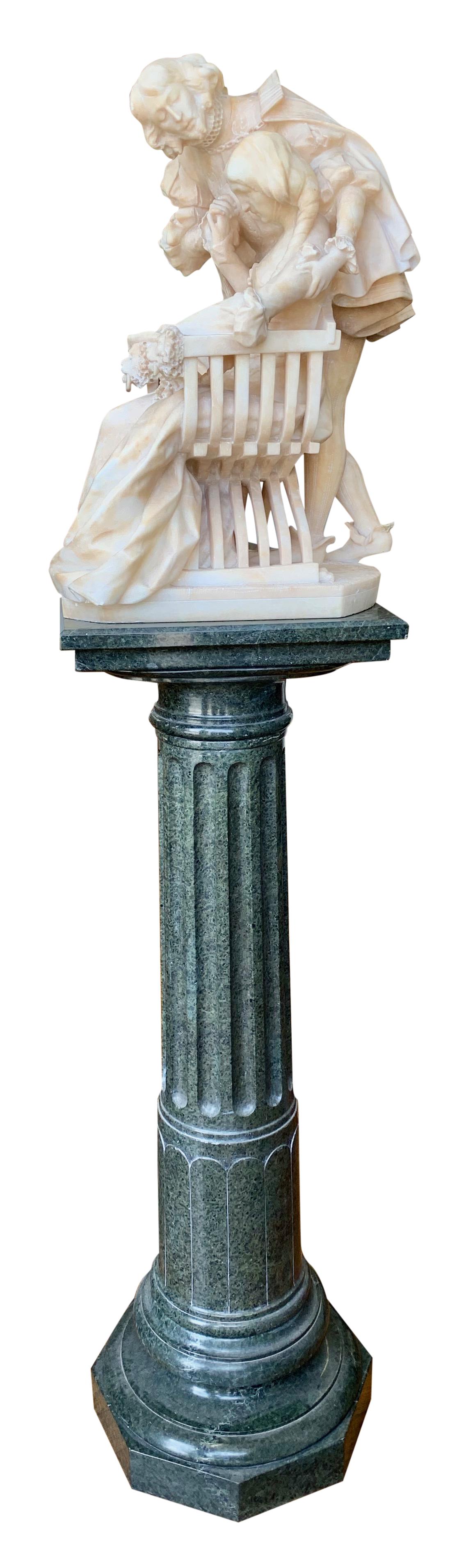 lady on a pedestal