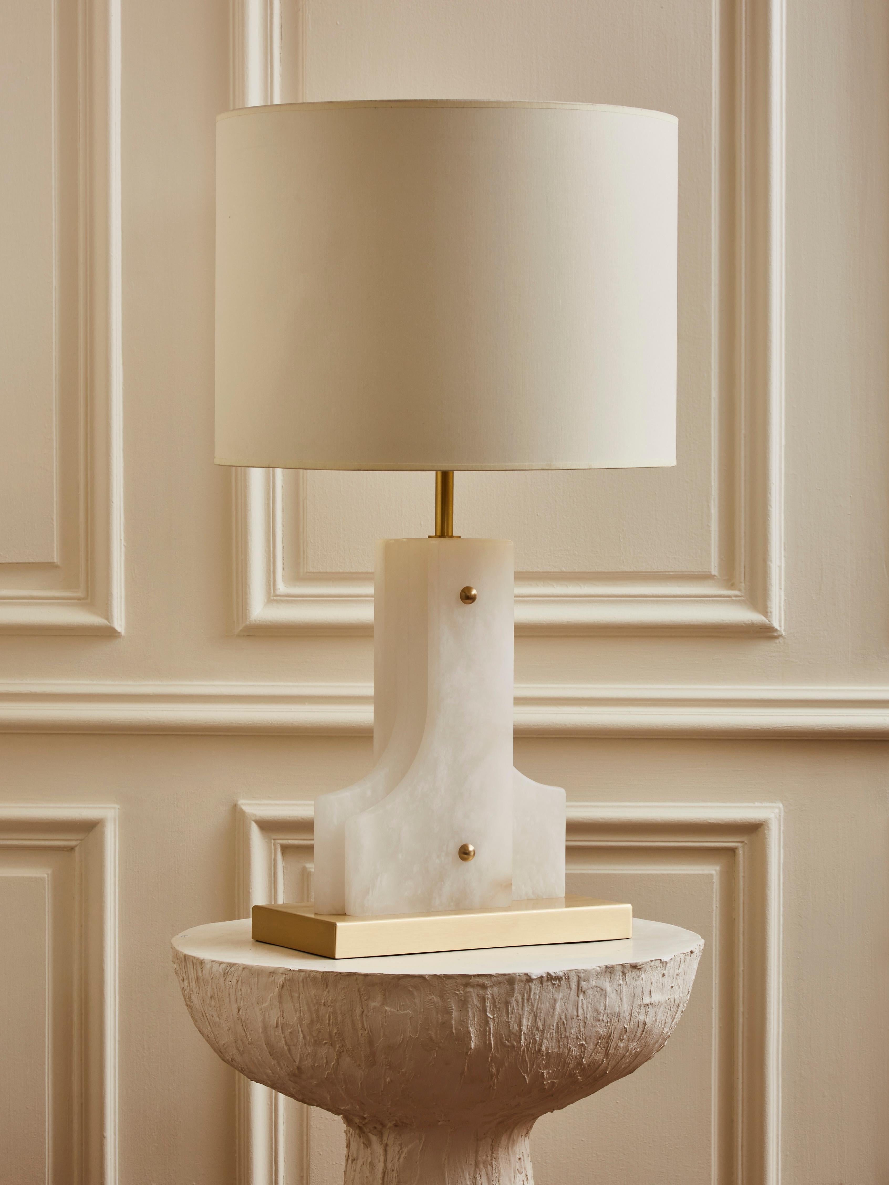 Modern Alabaster Lamp by Studio Glustin For Sale