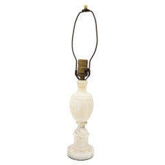 Antique Alabaster Lamp