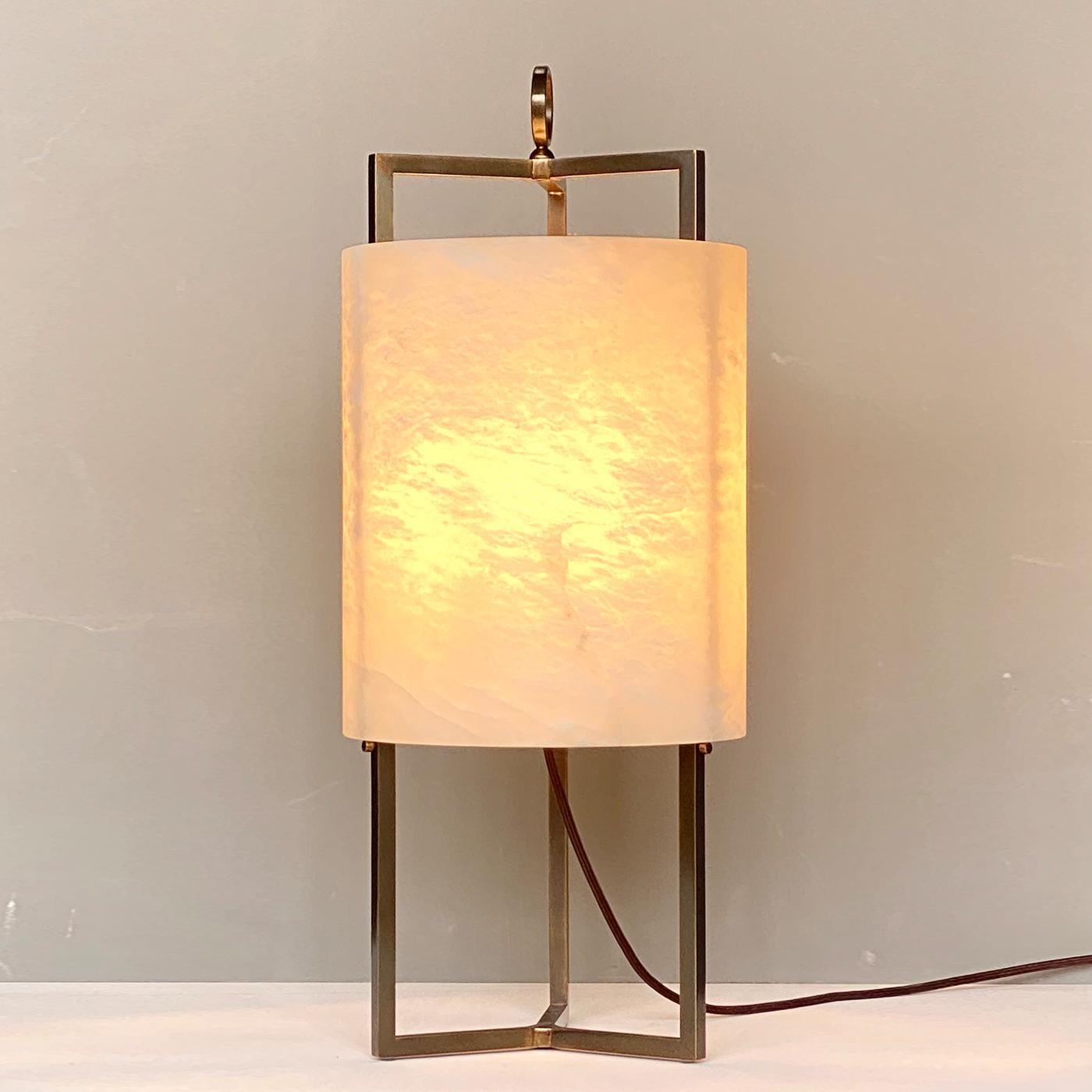 Alabaster Lantern In New Condition For Sale In Milan, IT