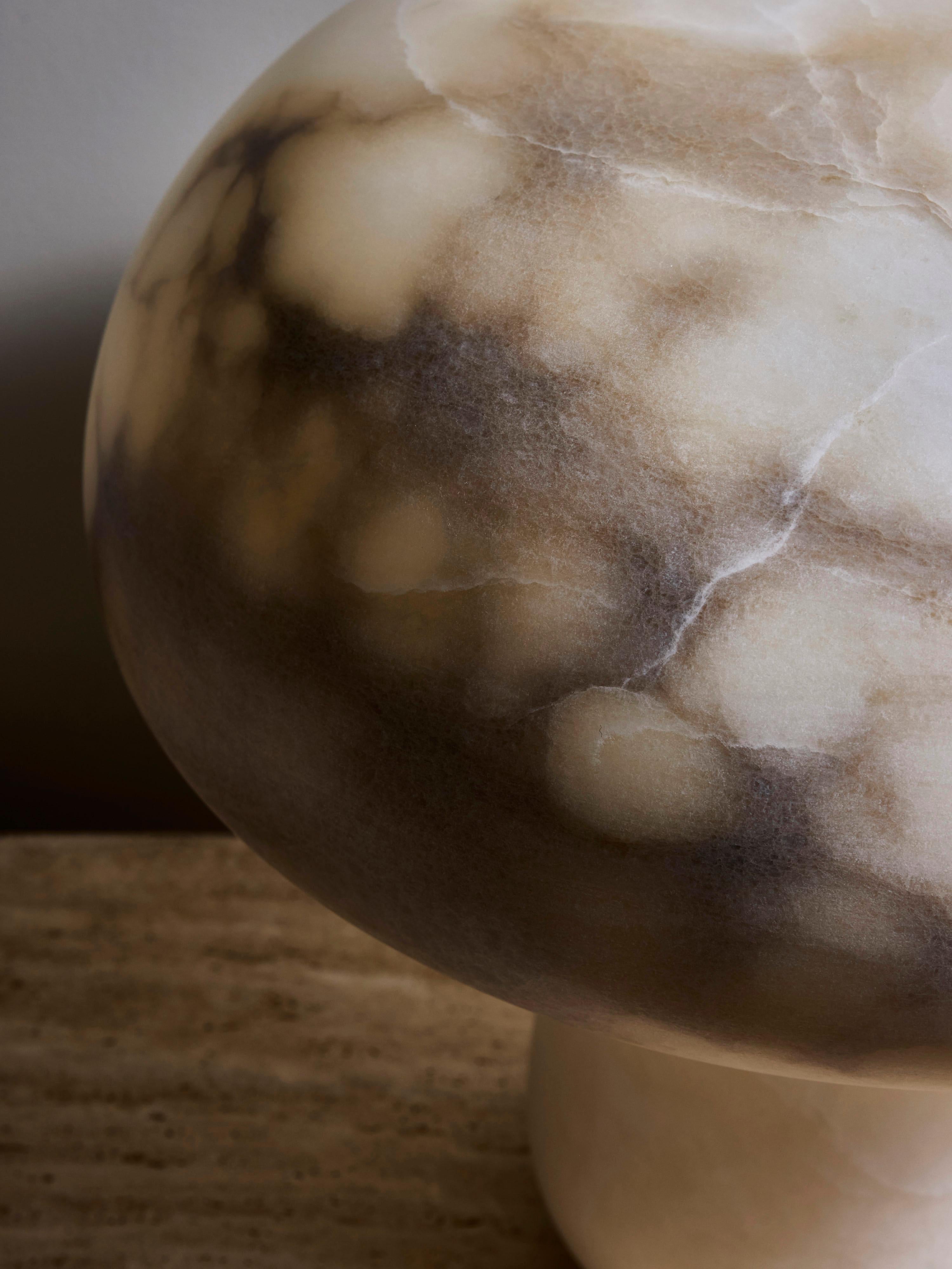 Lampe de table en forme de champignon en albâtre Neuf - En vente à Saint-Ouen, IDF