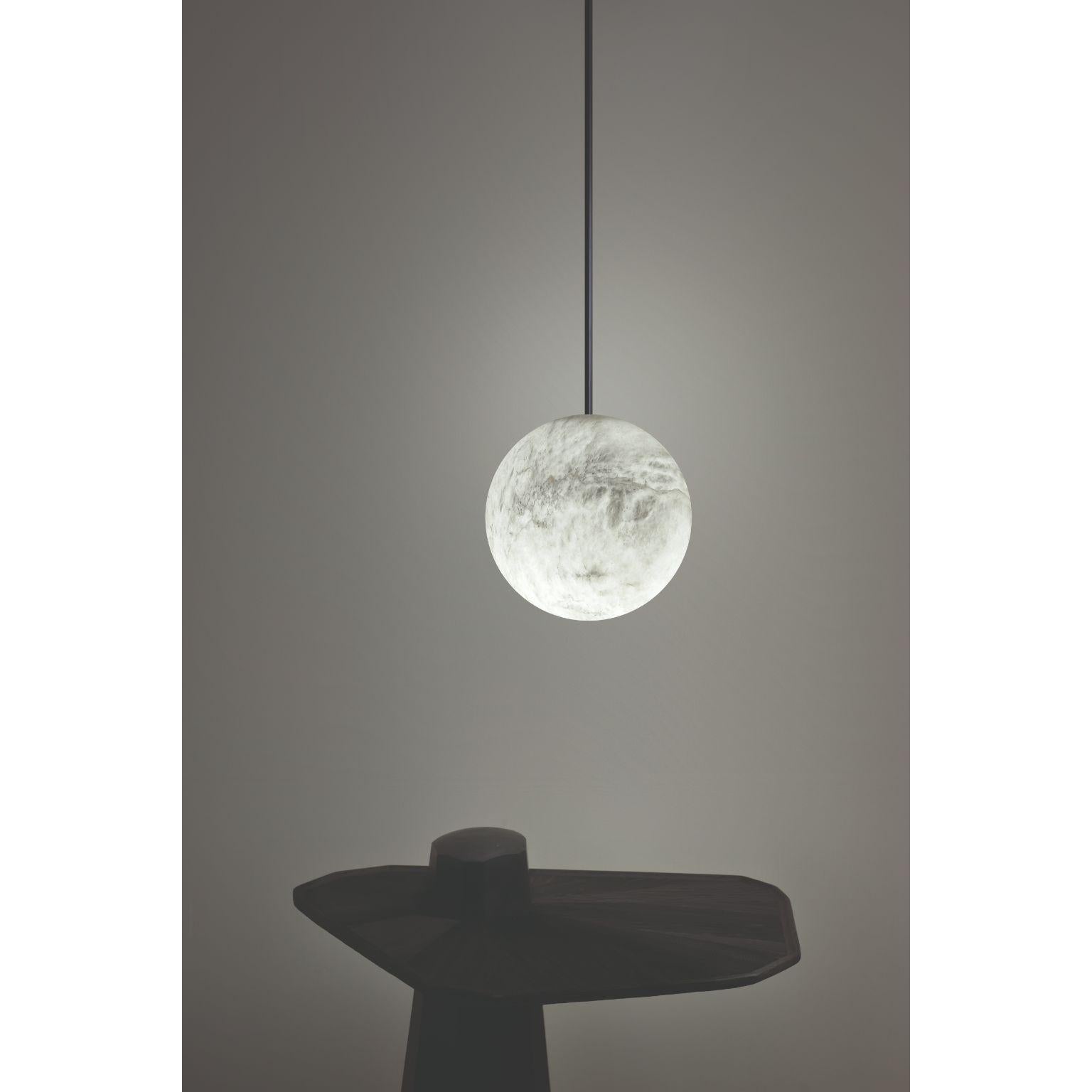 Alabaster Luna pendant light by Atelier Alain Ellouz
Collection Atelier 
Atelier Alain Ellouz
Dimensions: Ø 19.7