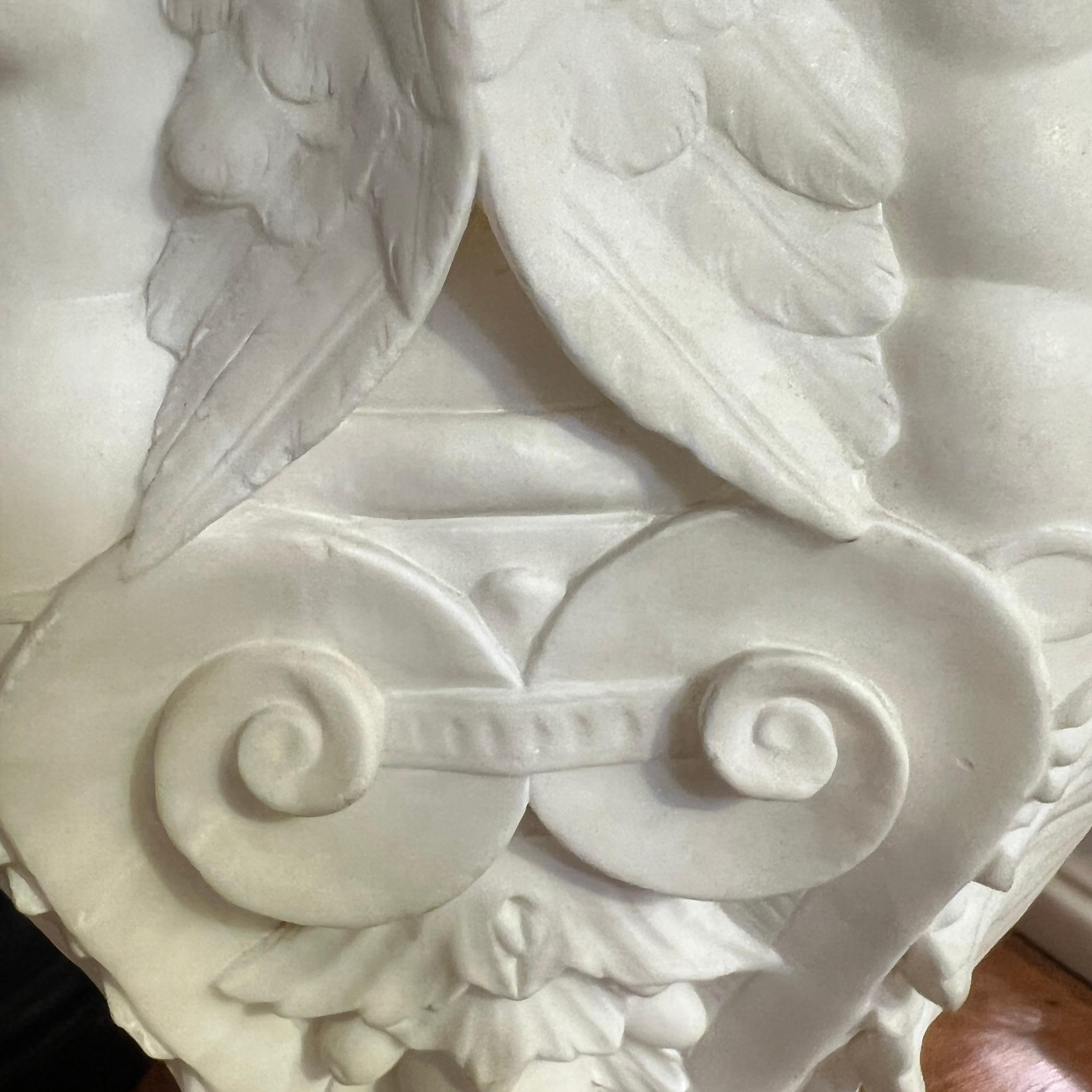 Alabaster Neoclassical Figural Lamp 7