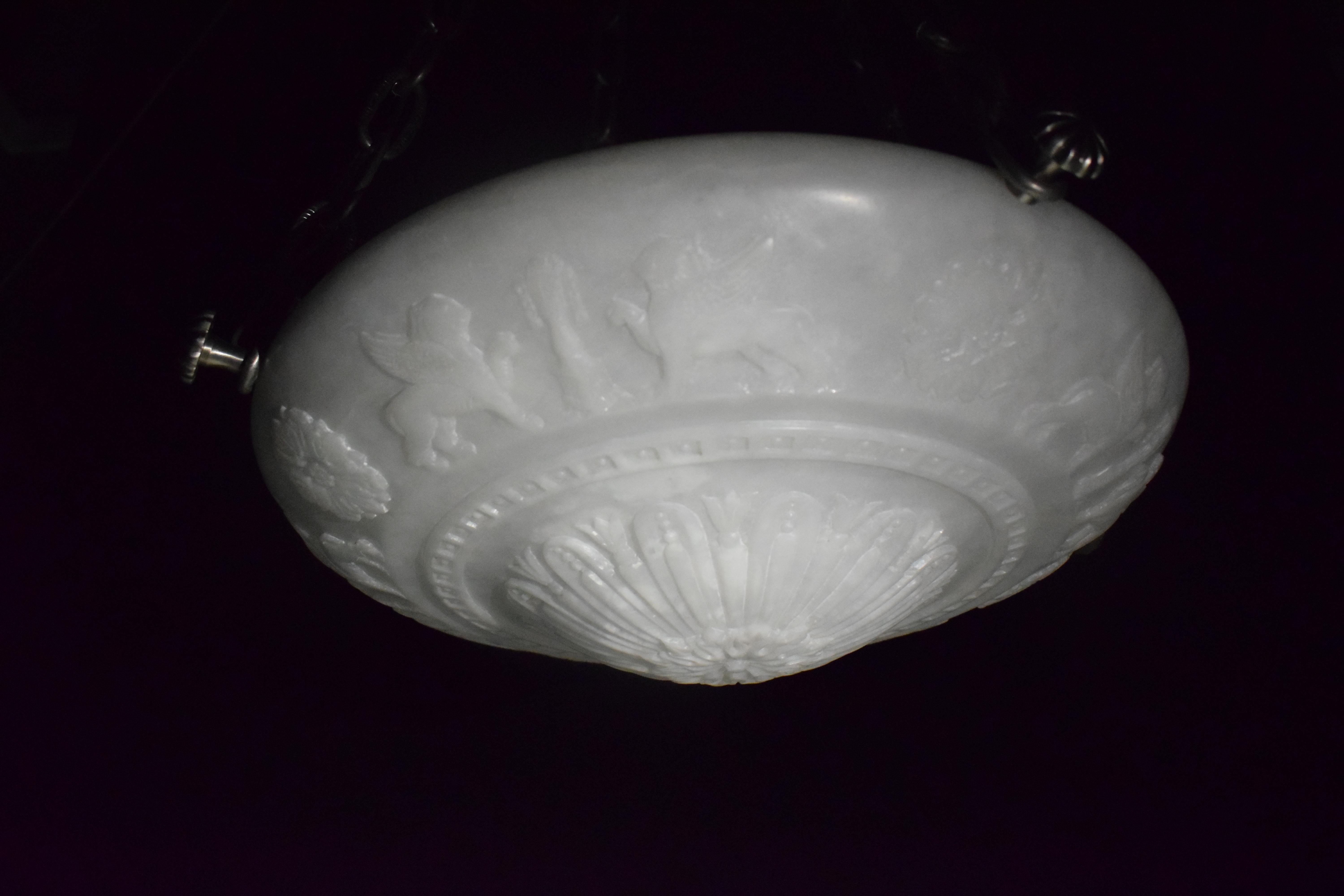 Alabaster Pendant For Sale 5