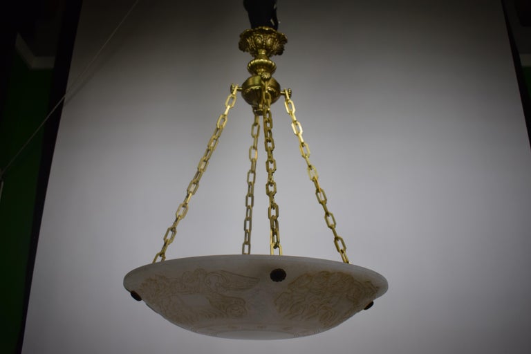 Alabaster Pendant at 1stDibs