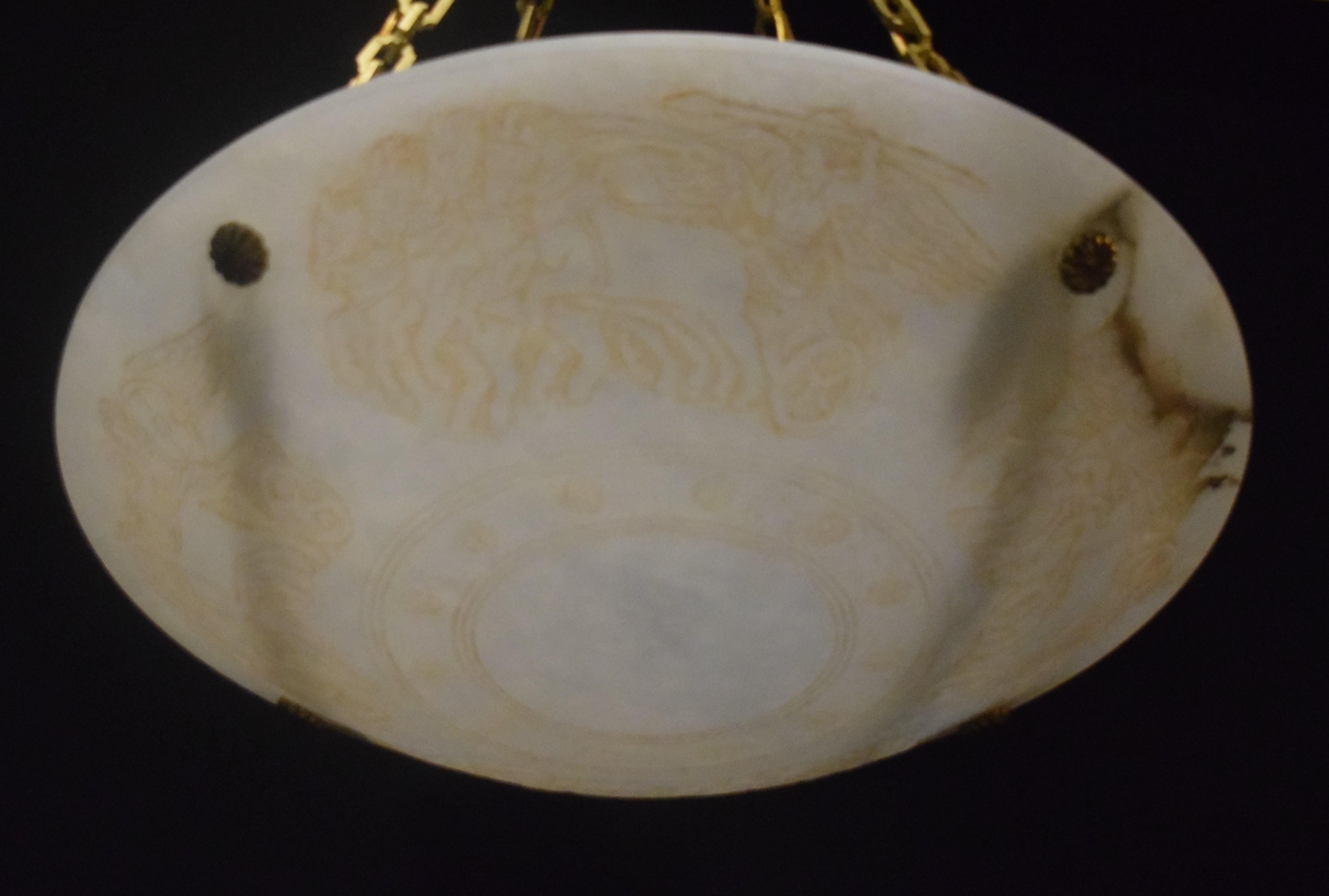 Alabaster Pendant For Sale 1