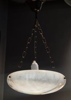 Alabaster pendant, diam. 30 cm. Swedish Grace, 1920s