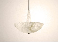 Alabaster Pendant Light by Garnier et Linker