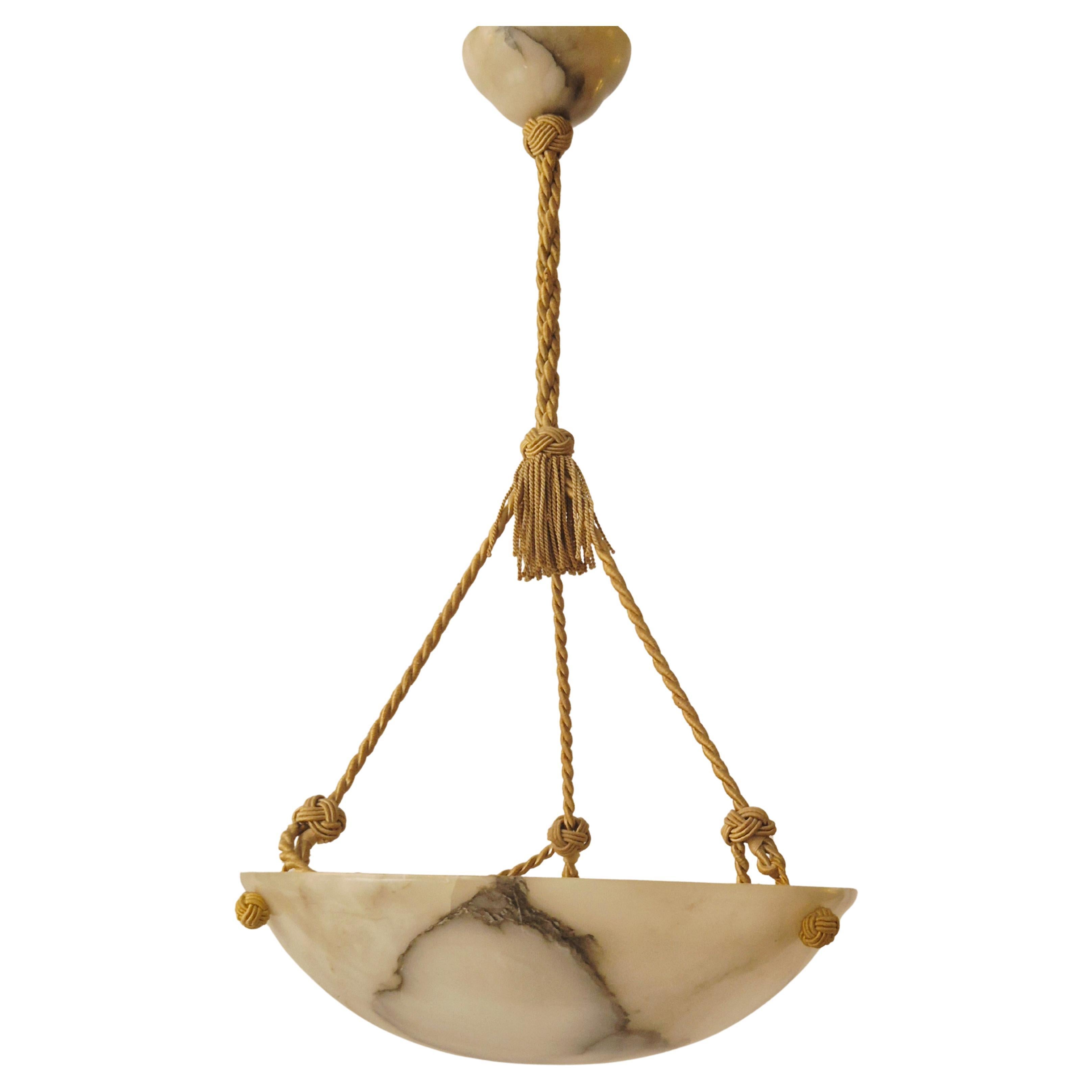 Alabaster pendant, Swedish Grace / Art deco