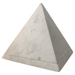 Alabaster Pyramid Lamp