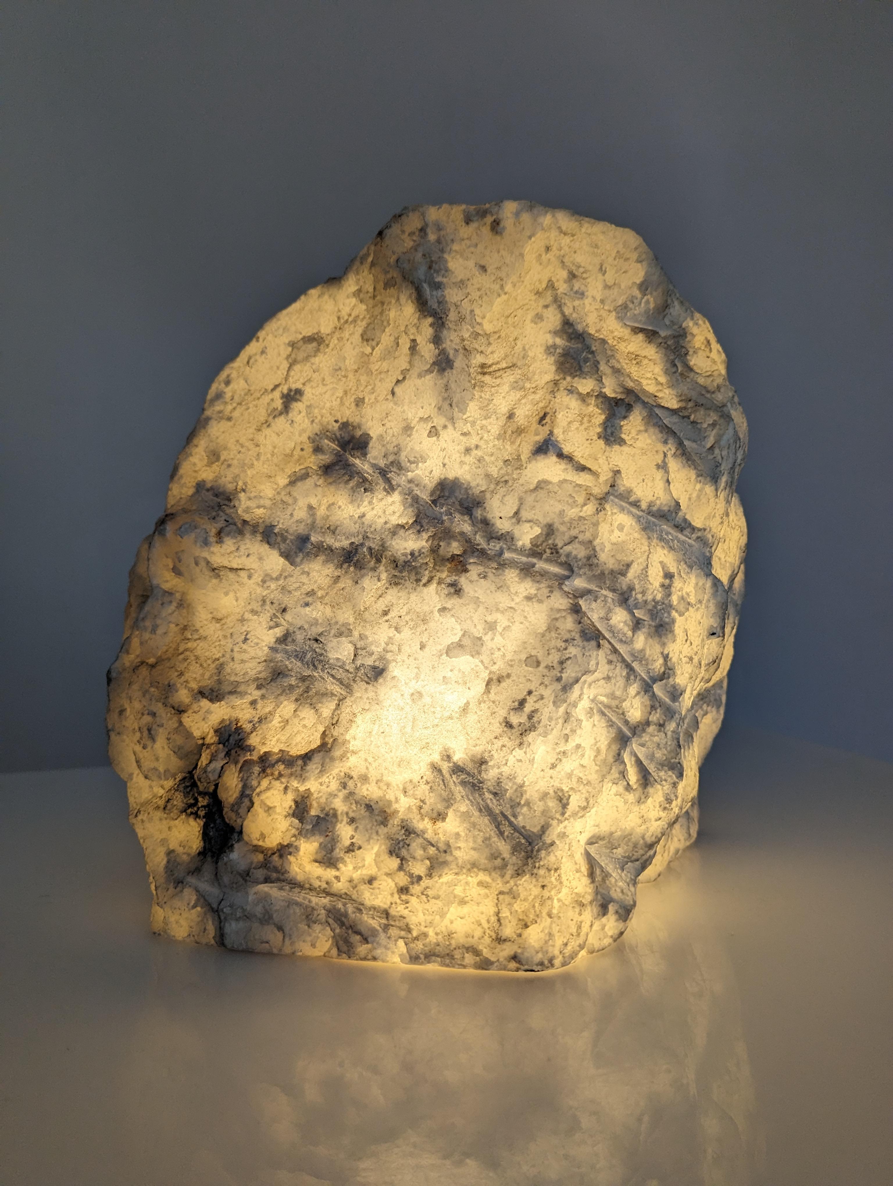 Alabaster Rock Lamp For Sale 1