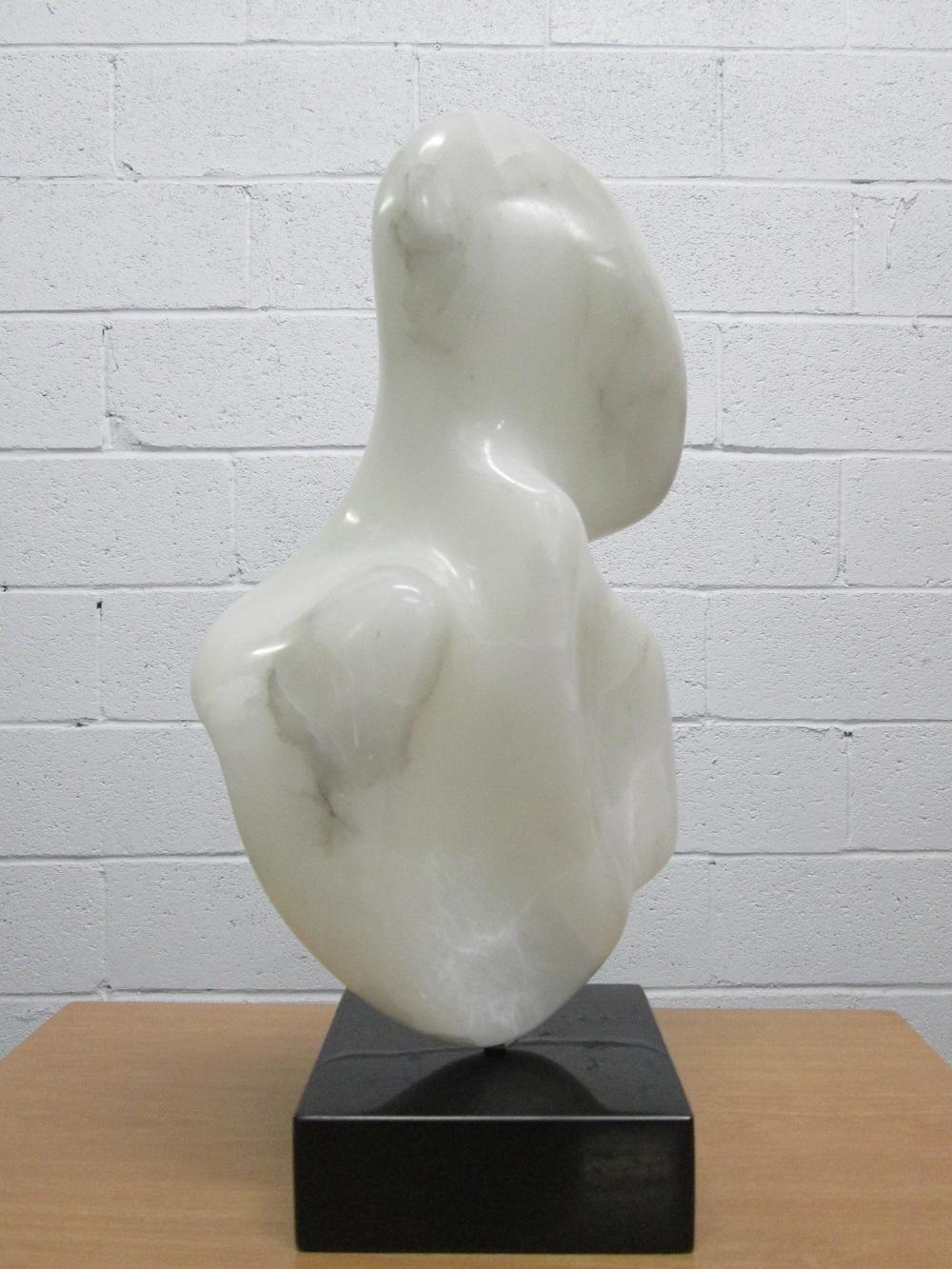Alabaster Sculpture by Carlo di Monte In Good Condition For Sale In New York, NY