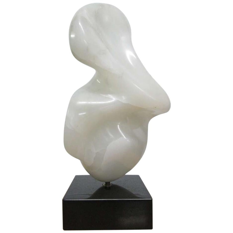 Four Pointed Alabaster Sculpture by Pat Epstein at 1stDibs