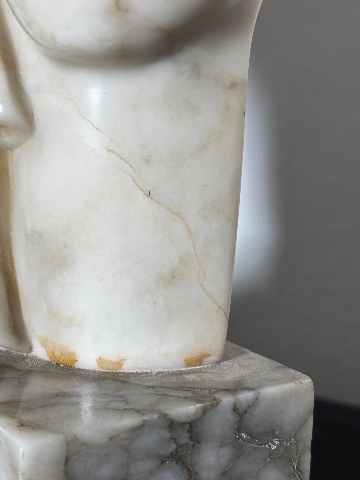 Alabaster Sculpture by Mario Urbani, Volterra For Sale 6