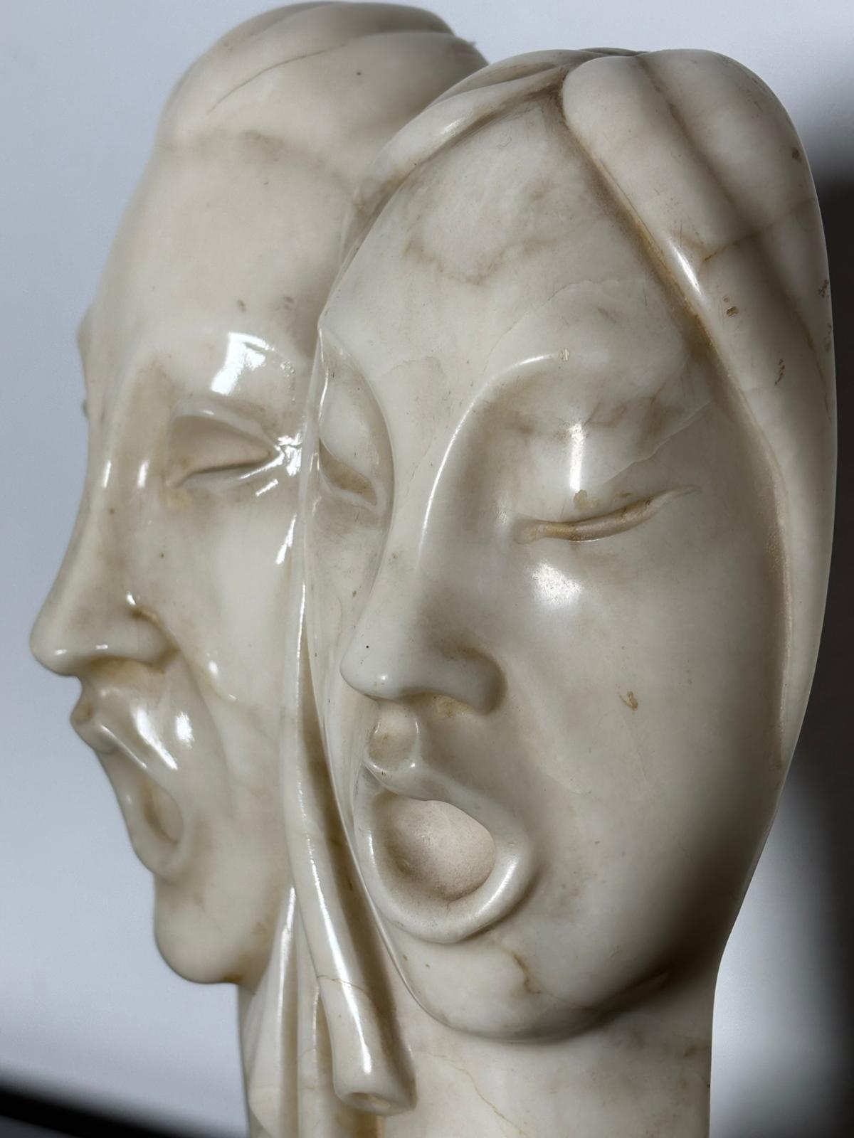 Alabaster Sculpture by Mario Urbani, Volterra For Sale 7