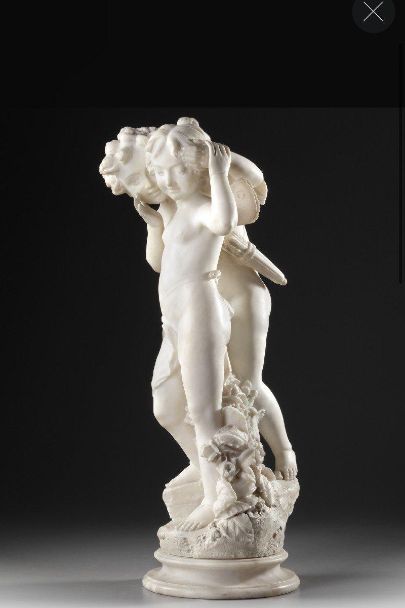 European Alabaster Sculpture End of 19th Century