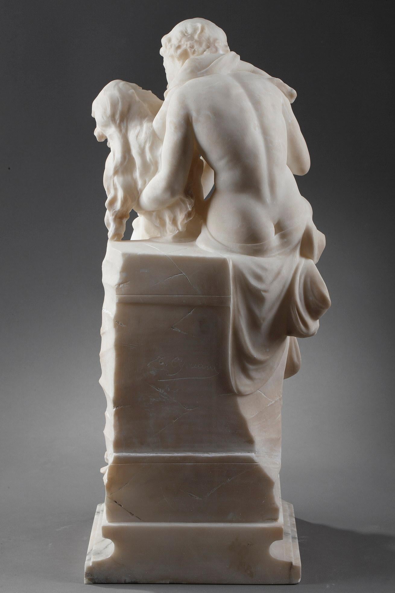 greek couple statue