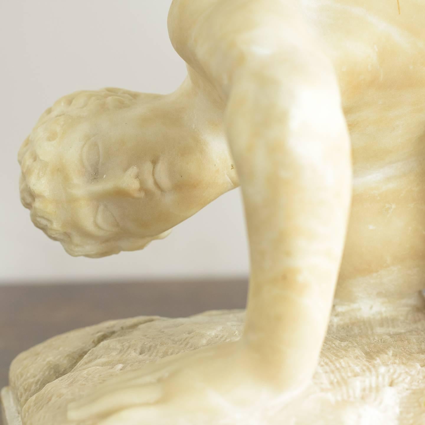 Alabaster Sculpture of the Uffizi Wrestlers 2