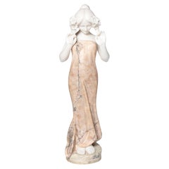 Alabaster sculpture signed G. Gambogi. Italy, early 20th century.