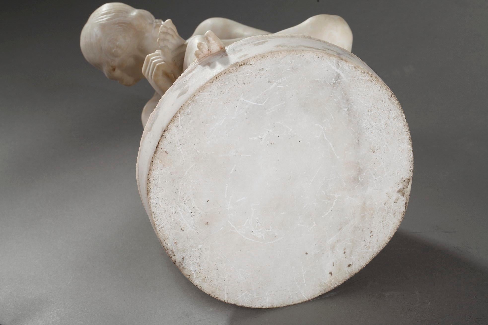 Alabaster Sculpture, Spinario after the Antique 4
