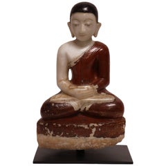 Alabaster Seated Disciple TD 1038