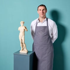 Alabaster Statue of David After the Antique