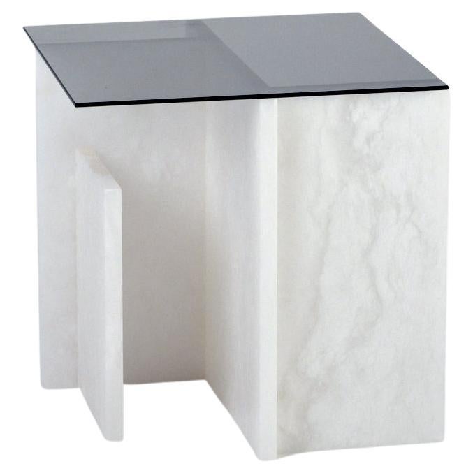 Alabaster Table by Owl For Sale