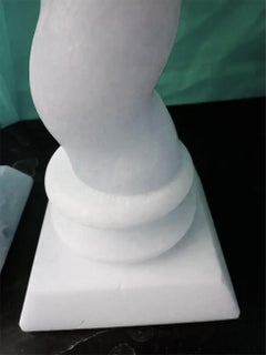Alabaster Table Lamp Classic Alabaster Barley Twist Column Form