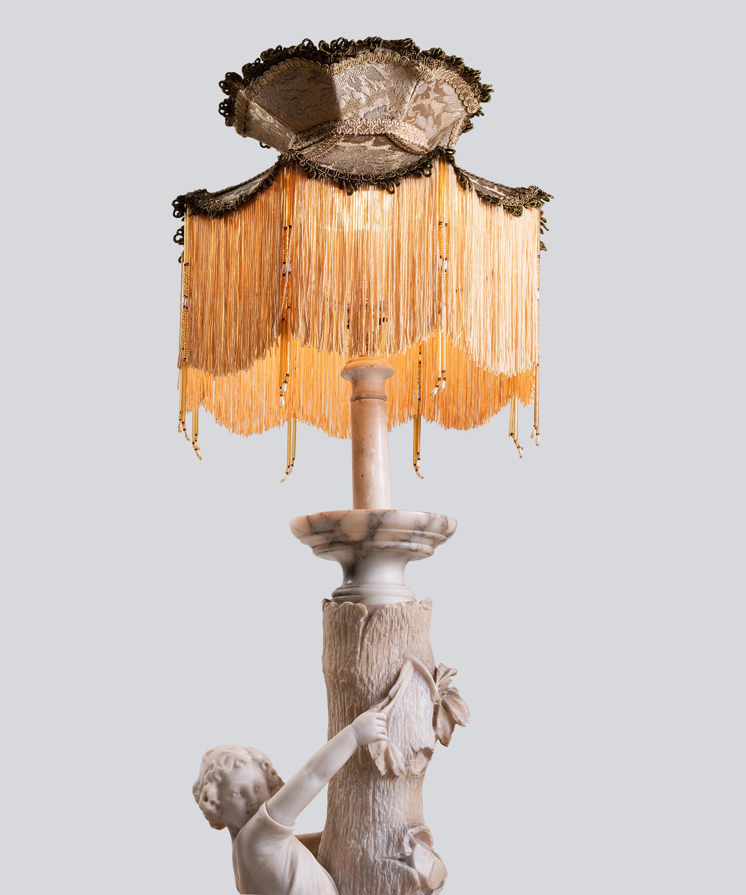 20th Century Alabaster Table Lamp