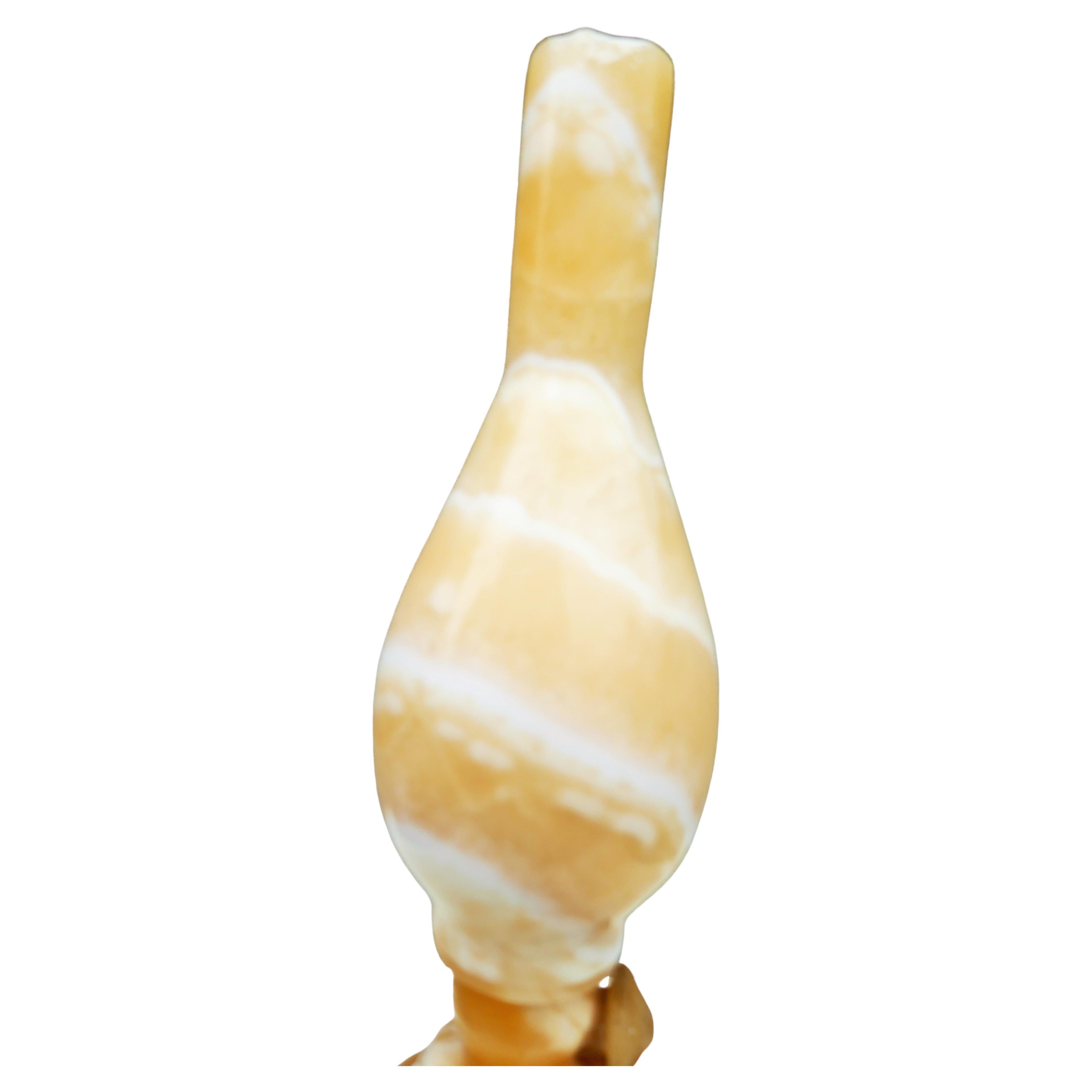 Alabaster table lamp In Distressed Condition For Sale In Lugo, IT