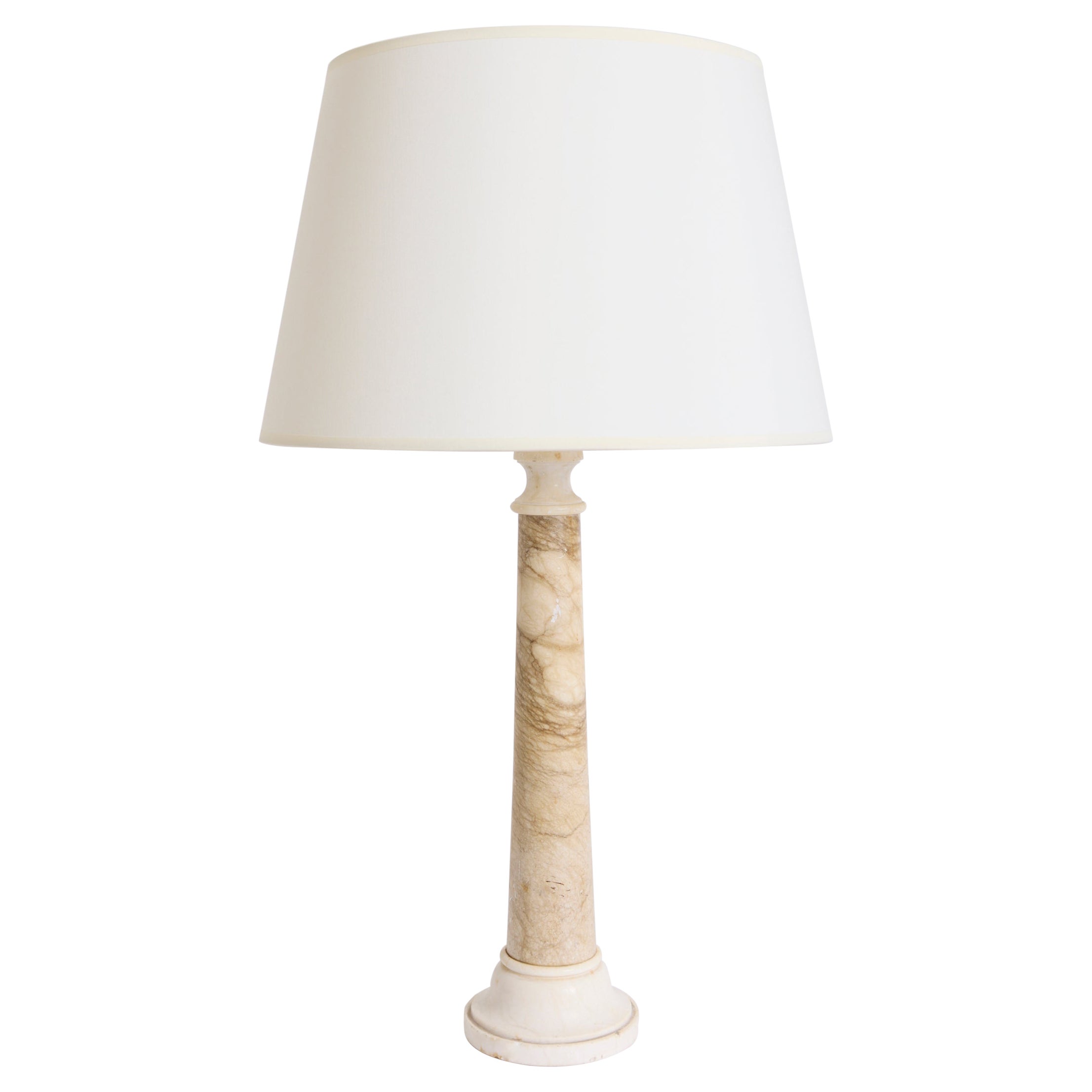 Alabaster Table Lamp For Sale