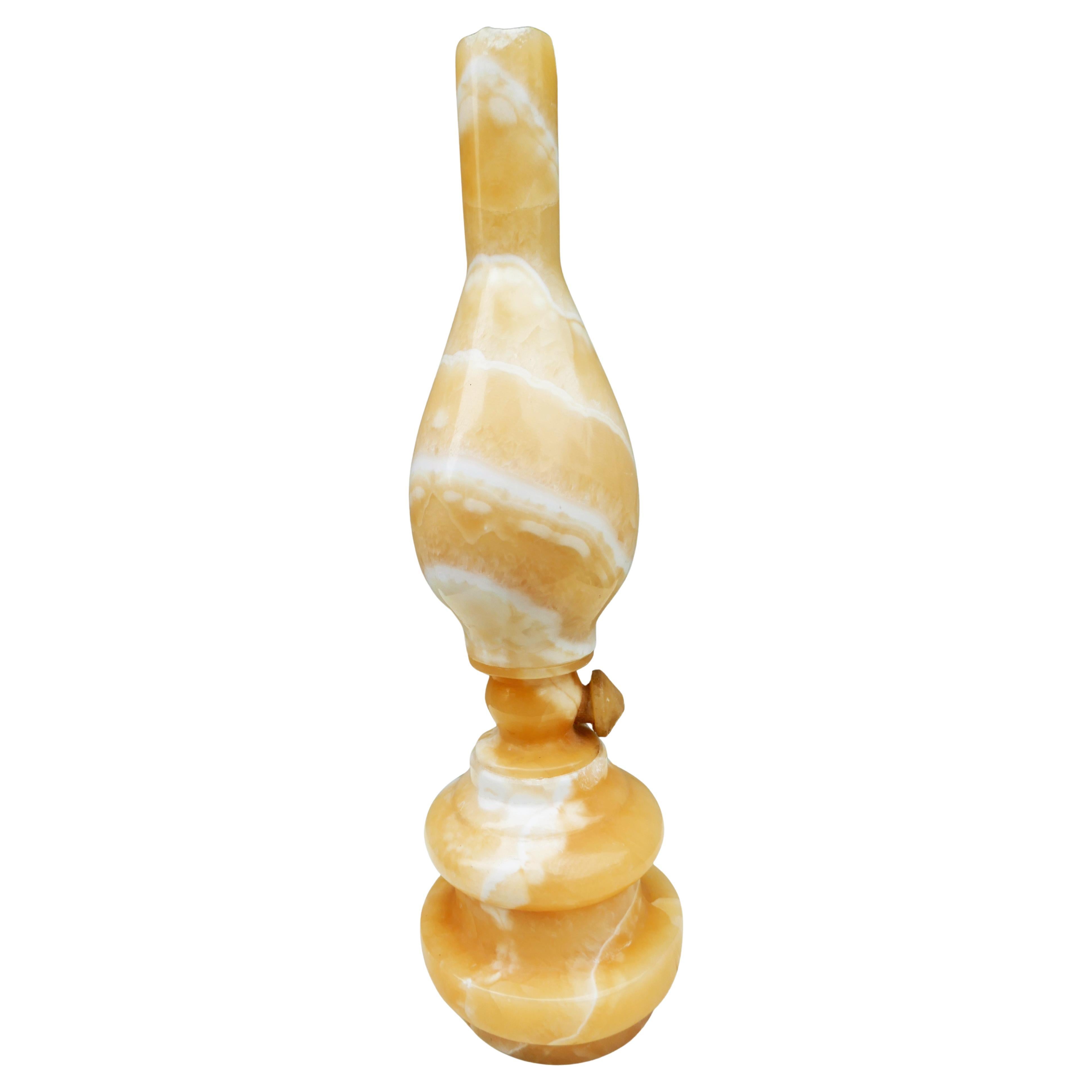 Alabaster table lamp