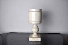 Alabaster Table Lamp Spain 1970