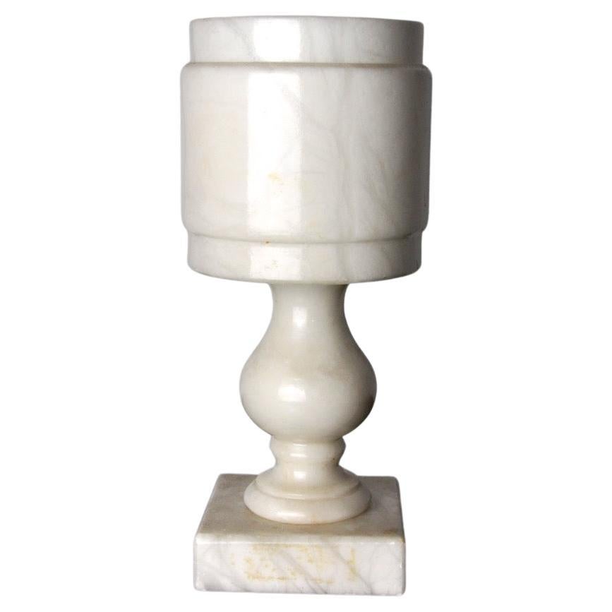 Alabaster Table Lamp Spain 1970 For Sale