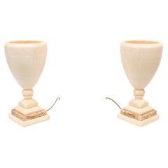 Alabaster Table Lamps Pegasam Spain 1970s