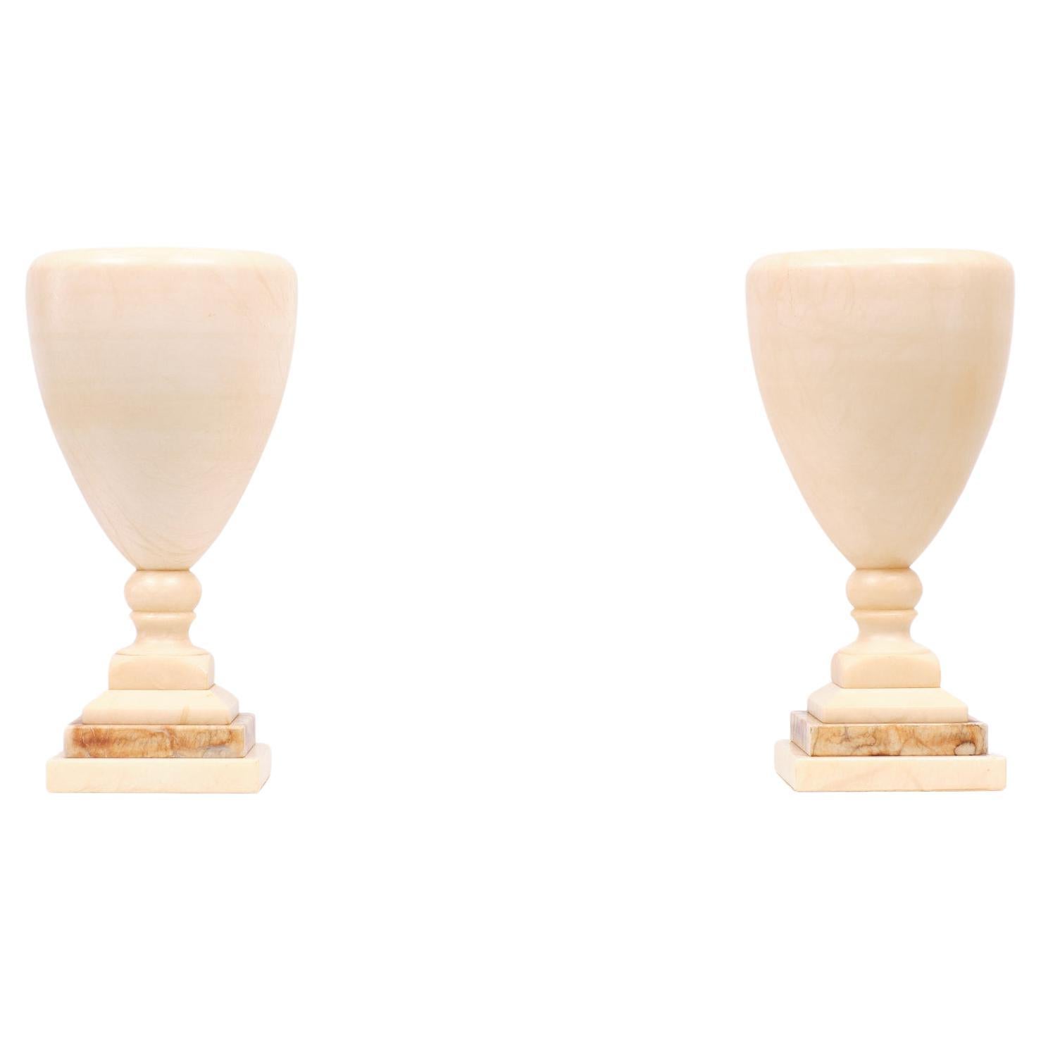 Alabaster Table Lamps Pegasam Spain 1970s For Sale