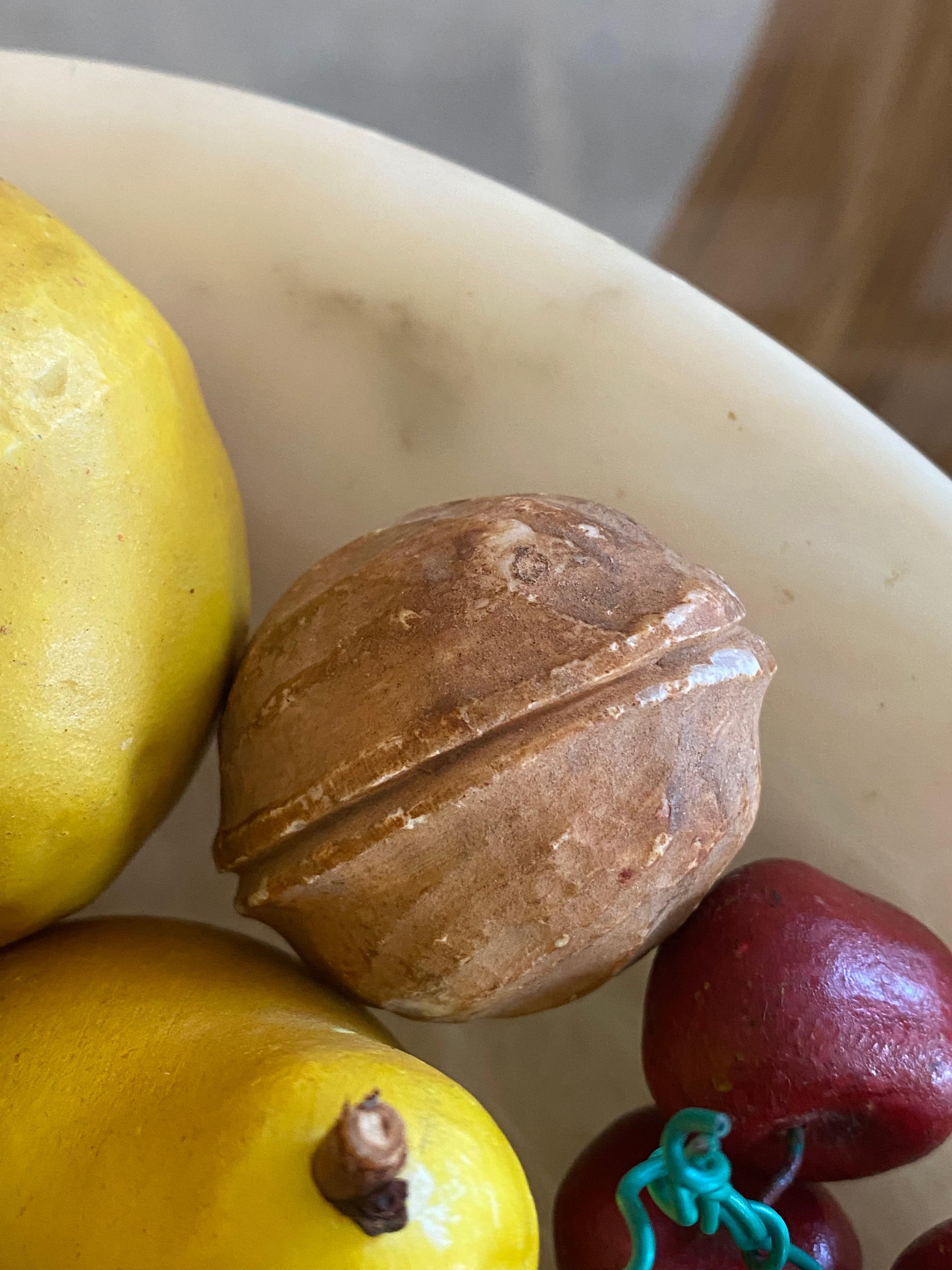 Tazza de alabastro con frutas talladas, set de 25 piezas en venta 5