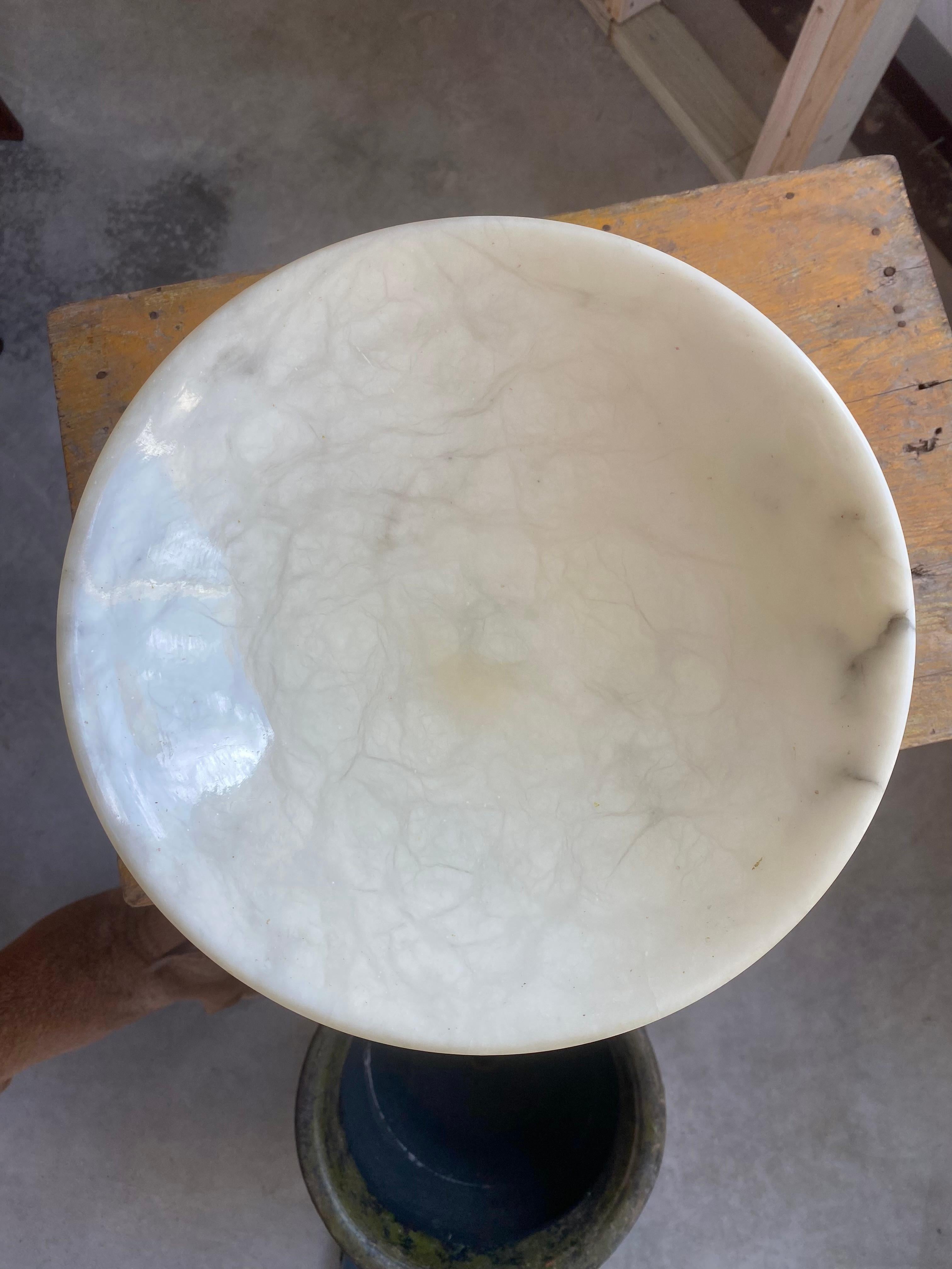 Tazza de alabastro con frutas talladas, set de 25 piezas Metal en venta
