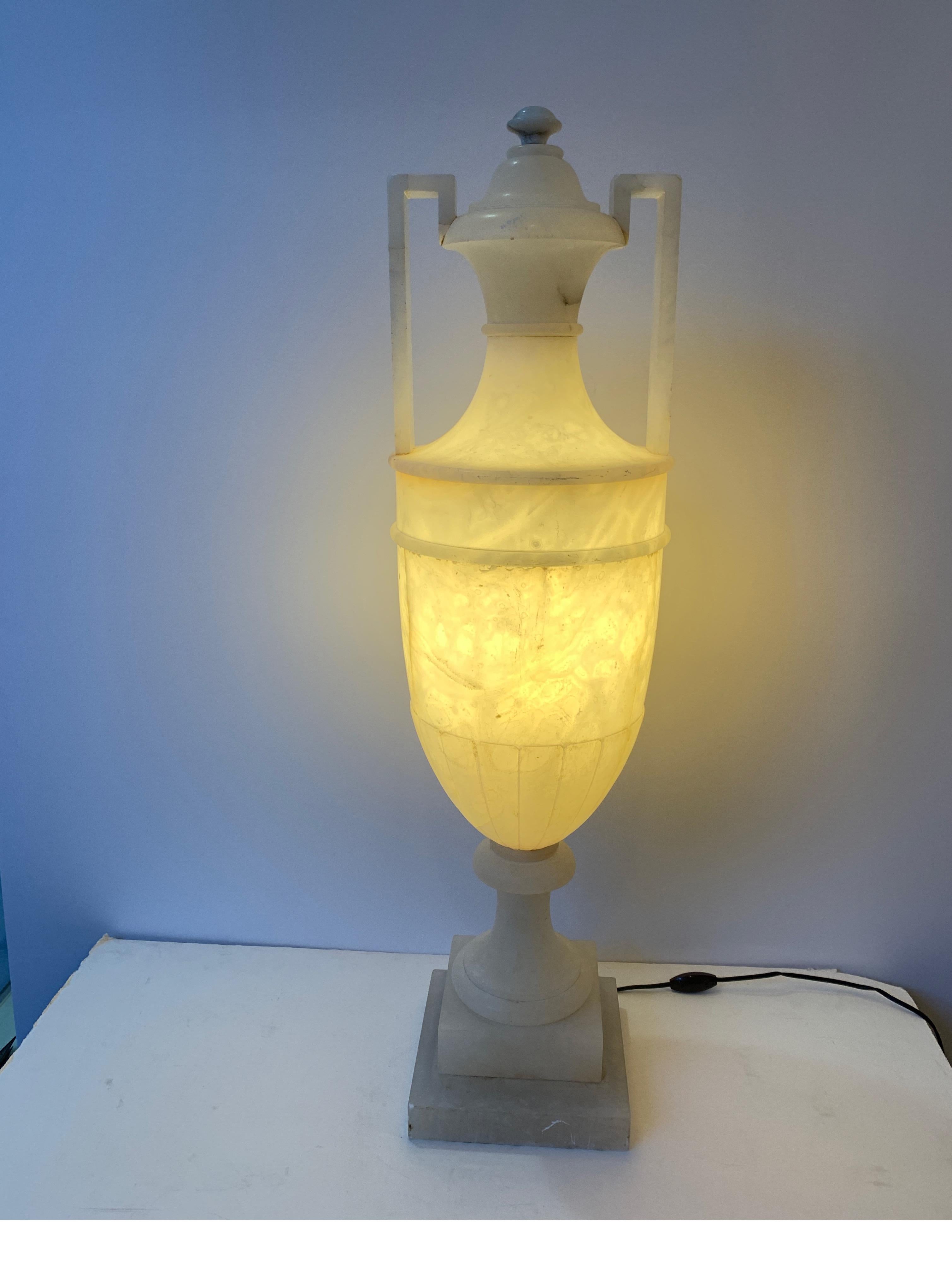 Alabaster Urn Lamp 4